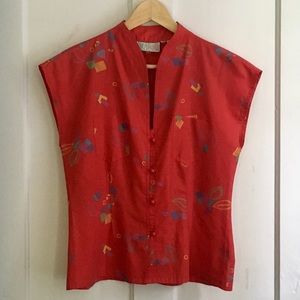 Vintage 1970s Hukapoo Red Shirt